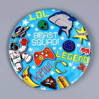 Тарелка бумажная