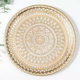 Тарелка декоративная полистоун панно