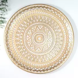 Тарелка декоративная полистоун панно