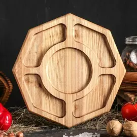 Тарелка-доска для подачи закусок