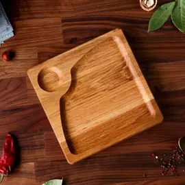 Тарелка-доска для подачи и нарезки