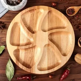 Тарелка-доска для закусок и нарезки