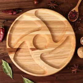 Менажница деревянная