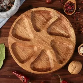 Тарелка-доска для закусок и нарезки