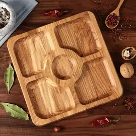 Тарелка-доска для закусок и нарезки