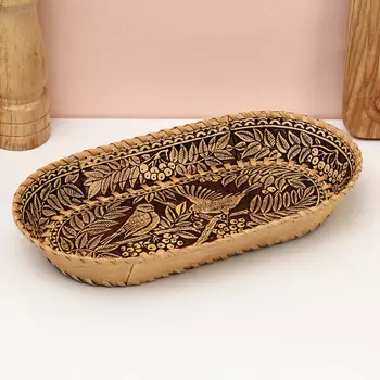 Тарелка овальная