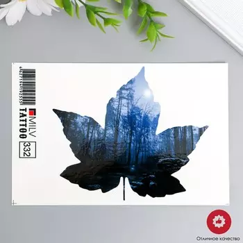 Переводная тату на тело цветная