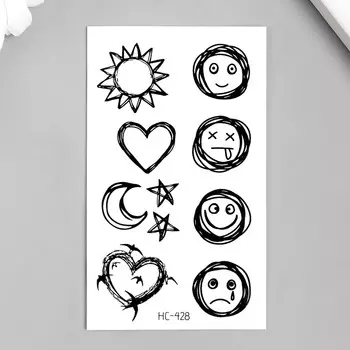 Татуировка на тело черная