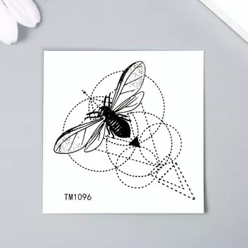 Переводная тату на тело черная