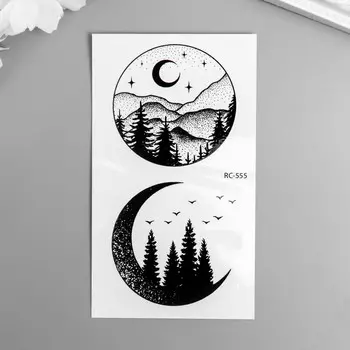 Татуировка на тело черная