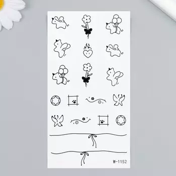 Татуировка на тело черная