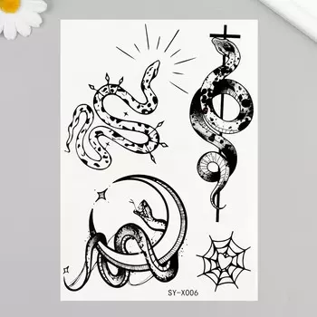 Татуировка на тело черная