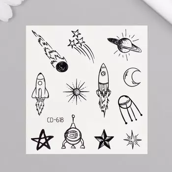 Татуировка на тело черная