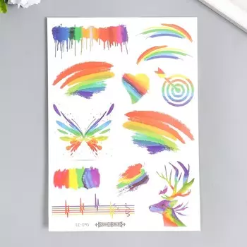 Татуировка на тело цветная