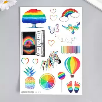 Татуировка на тело цветная