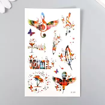 Татуировка на тело цветная