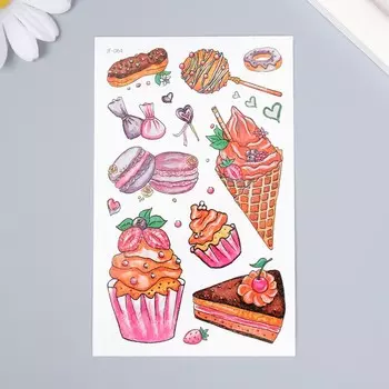 Переводные тату на тело цветные