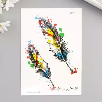 Татуировка на тело цветная