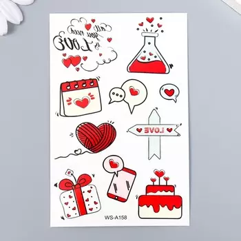 Татуировка на тело цветная