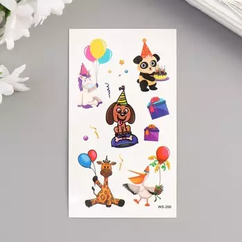 Татуировка на тело цветная