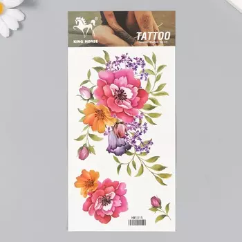 Переводные тату на тело цветные