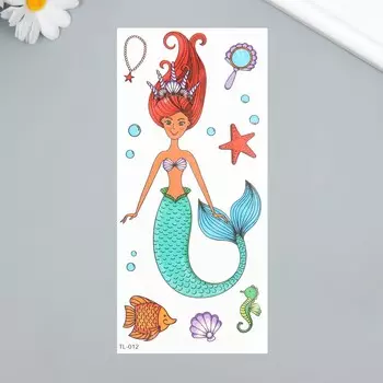 Переводные тату на тело цветные