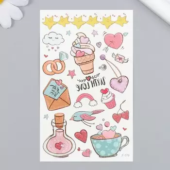 Переводные тату цветные