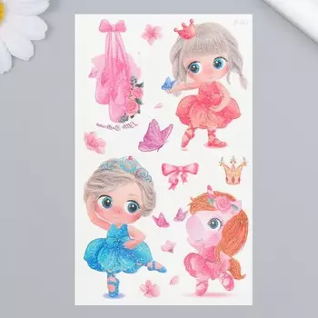 Переводные тату на тело цветные