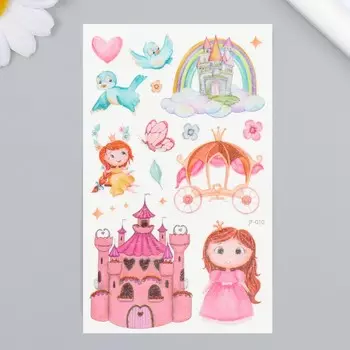 Переводные тату на тело цветные