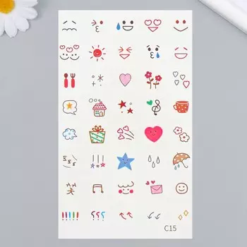 Переводные тату цветные