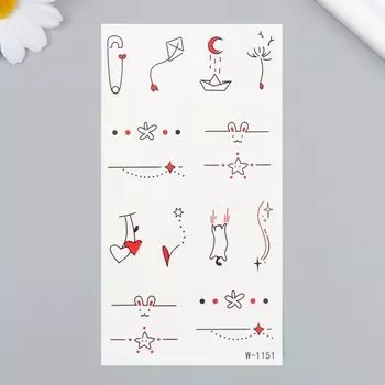 Переводные тату цветные