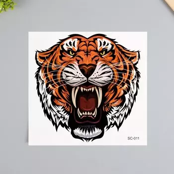 Переводная тату на тело цветная