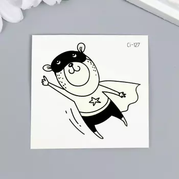 Татуировка на тело цветная фосфорная