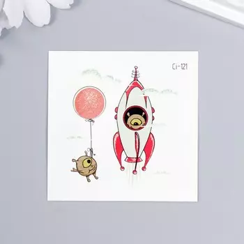 Переводная тату на тело фосфорная