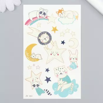 Переводные тату на тело светящиеся