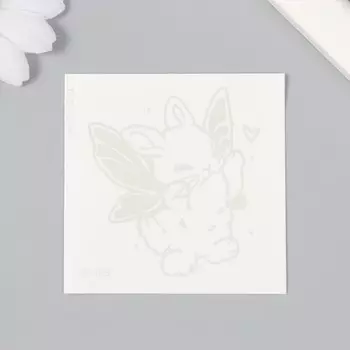 Переводная тату на тело синяя водостойкая