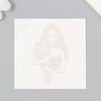 Переводная тату на тело синяя водостойкая