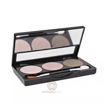 Тени для век 3-х цветные Smart 6 г тон