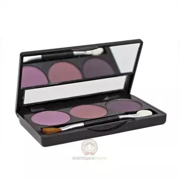 Тени для век 3-х цветные Smart 6 г тон