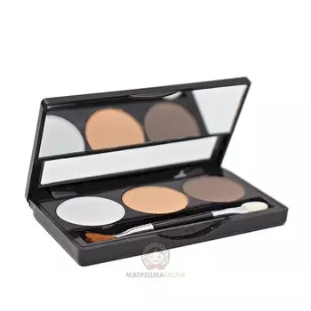 Тени для век 3-х цветные Smart 6 г тон