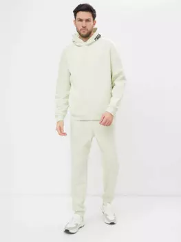 Теплое мужское худи свободного силуэта в расцветке