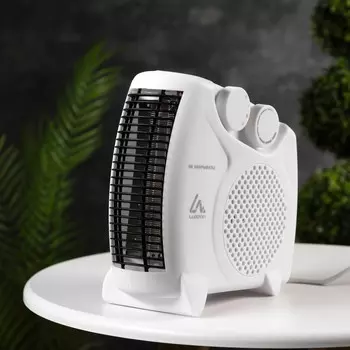 Тепловентилятор luazon lto-05, напольный, 2000 вт, 2 режима, до 20 м, белый