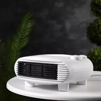 Тепловентилятор luazon lto-06, напольный, 2000 вт, 2 режима, до 20 м, белый