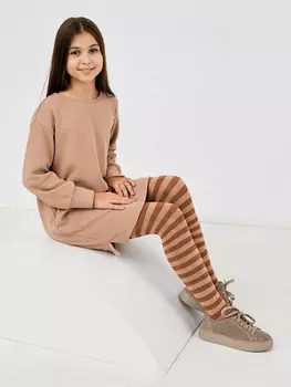 Теплые детские колготки в оттенке