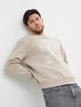 Теплый джемпер в расцветке