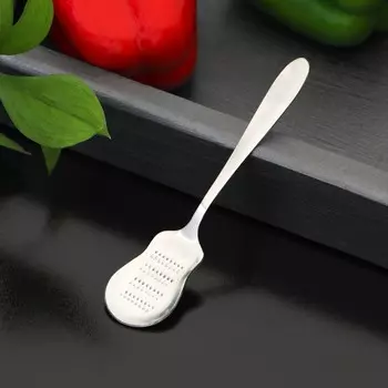 Терка для сыра доляна steel, 13.53 см, серебристая