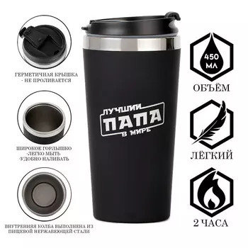 Термокружка, 450 мл,