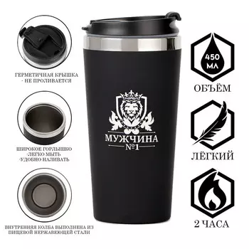 Термокружка, 450 мл,