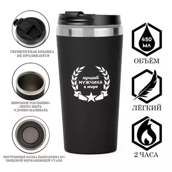Термокружка, 450 мл,