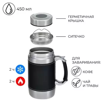 Термокружка, 450 мл, великан